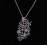 Tapio Wirkkala 'Tähtitaivas' Star Silver & Zircon Pendant Necklace - Kultakeskus