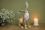 Large Decorative Resin Hare Ornament – Rustic Country Home Décor