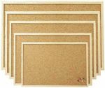 Cork Board Pin Message Notice Board Wooden Frame Office Memo School Pinboard 