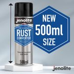 Jenolite Rust Converter Spray 500ml Turns Rust into Ready to Paint Surface DIY