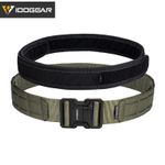 IDOGEAR 2 Inch Belt MOLLE for Men with Inner Belt Laser-cut Quick Release Camo