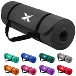 XN8 Yoga Mat 10 & 15mm Thick Gym Mats Exercise Fitness Pilates Aerobic Workout