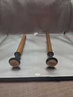 Pair Of  Antique Organ Stops   With Bakerlite Handle Mothwr Pearl Inset