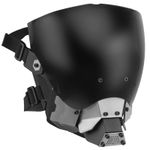 WoSporT Cyberpunk Full Face Mask Cosplay Halloween Mask w/ Antifog Lens Military