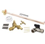Outside Tap Kit Vandle Proof DIY Professional finish 450 mm through the wall
