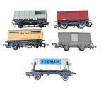 Rake Of 5x Lima Hornby Dublo Jouef OO Gauge Model Railway Wagons Tender Unboxed.