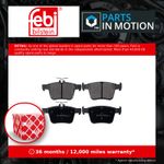 Brake Pads Set Rear 16995 Febi 3QF698451 3Q0698451 3Q0698451D 3Q0698451E Quality