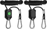 VIVOSUN 1-Pair 1/8 Inch Adjustable Grow Light Hanger,Heavy Duty Rope Hanger