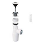 McAlpine BK1 All in One Fast Fix Basin Clicker Waste & Bottle Trap