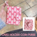 New Style Bow Wallet Card Storage Bag Large Capacity All-Match Portable Bag D1X5