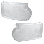 2 Headlight lens for Vogue L322 (2006-09) replacement glass headlamp plastic L+R