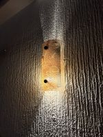 Opsidianos Hand Blown In Crete Beautiful Ochre Wall Lights Excellent Cond