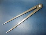 VINTAGE 7" BLACKSMITHS/ENGINEERS DIVIDERS - 7"  LONG, Very Old, Hand Made.