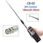 20W 27MHz BNC Walkie Talkie Telcscopic Antenna For Cobra HH50WXST HH50 C75WXST c