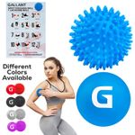 Spiky Massage Ball & Lacrosse Ball Set Trigger Point Therapy Stress Pain Relief