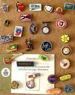 COLLECTION MIXTURE VINTAGE METAL ENAMEL & ACRYLIC JOB LOT PIN BADGES ALL SORTS
