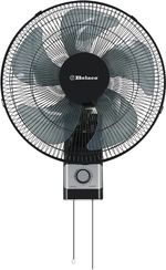 Belaco Wall Fan 16 Inch Wall Mounted 3 Speed Mode Oscillation  - silver / Black