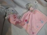 Me To You Tiny Tatty Teddy bear its a girl  Tiny Tatty teddy comforter in pink