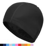 Easy Fit Adult Swimming Hat Cap Swim kid Men Womens Unisex Nylon Elastane Fabric