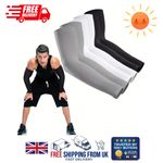 3 Pairs Cooling Arm Sleeves Cover UV Sun Protection Sports Outdoor For Men Women