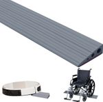 90*6*2cm Rubber Wheelchair Ramp Self Adhesive Non-Slip Threshold Ramps Doorways
