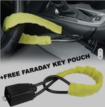 Seat Belt Lock Steering Wheel Lock Car Security Anti-Theft Lock + FREE FARADAY