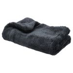 16 x 16 Inch Double Layer Car Microfiber Towels Grey 850GSM
