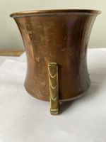 LINTON COPPER & BRASS  Arts And Crafts PLANTER Plant POT ANTIQUE VINTAGE Signed