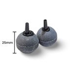 25mm 1" Round Ball Ceramic Air Stone for Fish Tank Pond Aquarium Diffuser Bubble