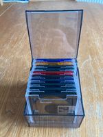 10 x TDK MiniDiscs 80mins & 74mins Individual Cases & TDK STORAGE BOX Job Lot