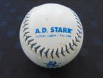 Vintage Baseball A.D. Star Patriot .47 Blue Stitched Ball