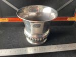 Rare Victorian London Sterling Silver Pedestal Beaker Cup Antique   London