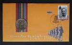1995 Australia Remembers 50c PNC & Coin cover VGC