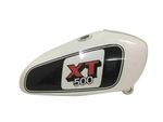 Yamaha XT TT 500 1N5 1977 White & Black Painted Alloy Fuel Petrol Tank  |Fit For