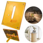 Magnetic Acrylic Display Frame Photo Album Showcase with Exclamation Mark Stand