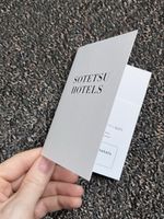Sotetsu Hotels card case Japanese business hotel paper hospitality ソテツ　ホテル