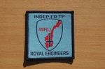 British Army - ROYAL ENGINEERS INDEPENDENT FIELD TROOP -Sew on Patch -  No4112