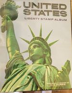U.S. Postage stamp collection Liberty Stamp Album