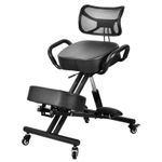 Adjustable Ergonomic Kneeling Chair With Back Support For Home And Office