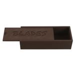 Brown Plastic Barber Case Reusable Double Compartment Organizer