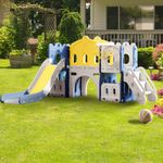 Toddler Slide Set Large Castle Climber Toy Kids Slider Outdoor Indoor Playground