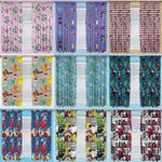 Official Licensed Character Pleated Curtains 54" or 72" Drop Disney Boys Girls