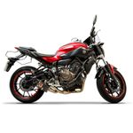 Toro 2:1 Exhaust System W/Stainless TriHex Silencer for Yamaha MT-07 14-16