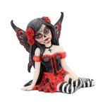 Rosalia Gothic Sugar Skull Fairy Figurine Day of the Dead 10.5cm