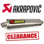 Akrapovic Titanium M-TTE1 Evolution Race Exhaust Silencer 60mm Inlet Universal