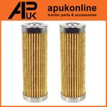 2x Fuel Filter Element for Kubota B1550 B1700 B1750 B20 B21 B2100 B2150 Tractor