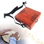 Cajon Box Drum with Adjustable Strap for Beginners Professional Percussion