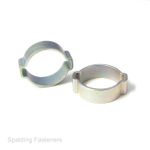 DOUBLE EAR CLAMP O CLIPS AIR SILICONE PETROL WATER FUEL HOSE PIPE JUBILEE