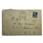 1932 SKOGNS STASJON NORWAY (Skogn Station) COVER SENT TO PENNSYLVANIA