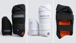 2026 Moonwalkr Combo Thigh Pad 2.0 Cricket Thigh Guard RH Large Black/White/Blue